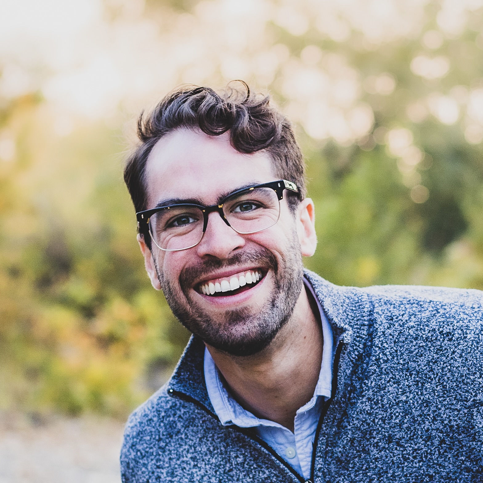 Matt Potter smiling outdoors