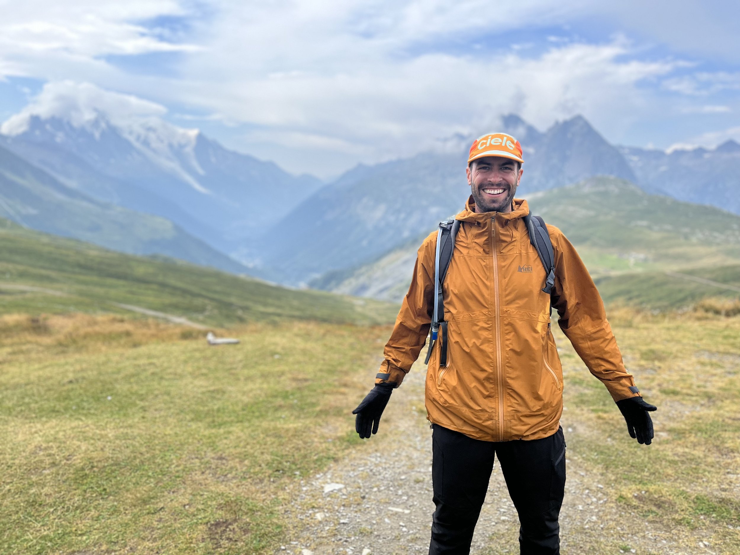 Matt Potter on a mountain trail